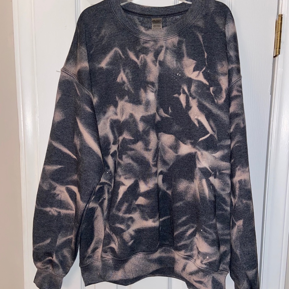 Hand bleached sweatshirt